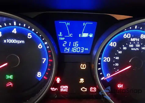 2015 Hyundai Tucson Gls из США, поврежденный, VIN KM8JTCAF9FU074756